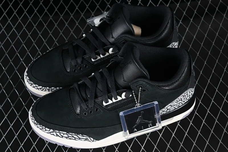 All categories Air Jordan Jordan series basketball shoes Air Jordan 3 foreign trade version Air Jordan 3 Retro "Off Noir" AJ3 Joe 3 old black cement CK9246-001